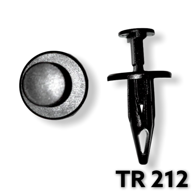 TR212 - 25 or 100 / Chrysler Push Type Retainer (1/4" Hole)